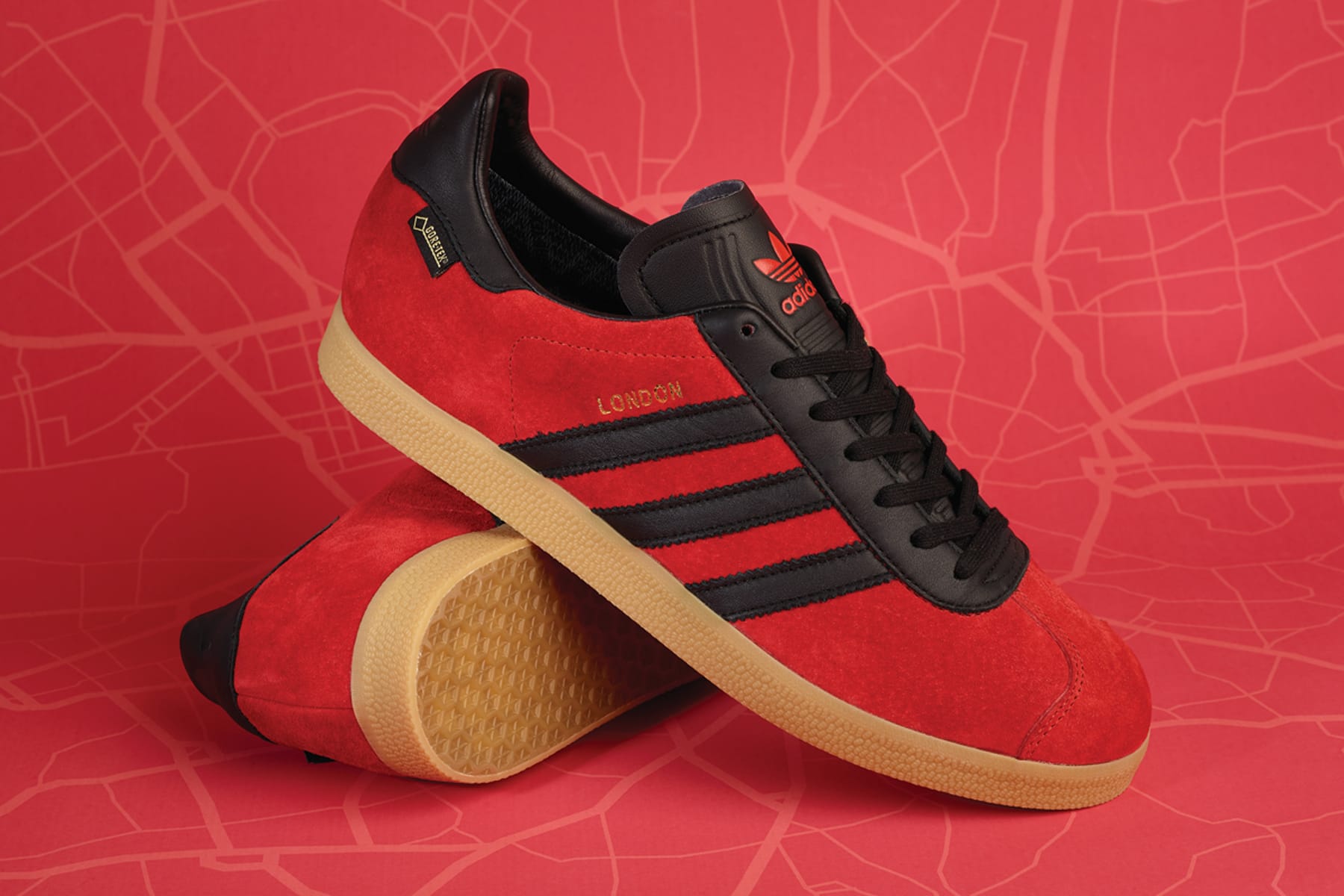 adidas london trainers red