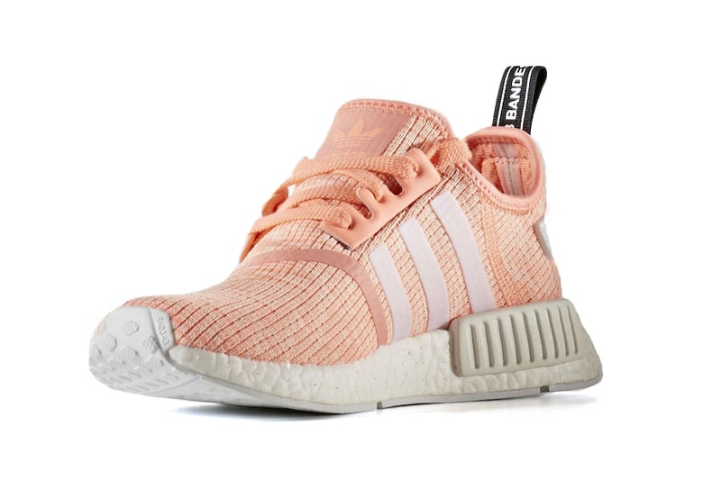adidas Originals NMD R1 Glitch in Sun Glow peach white