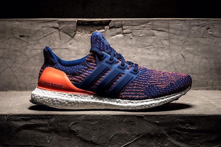 adidas UltraBOOST 3.0 Blue Orange Colorway New York Knicks Three Stripes