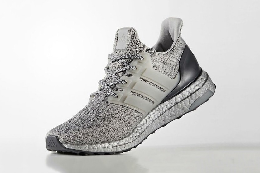 adidas UltraBOOST 3.0 Silver Colorway Three Stripes BOOST Technology TPU Cage