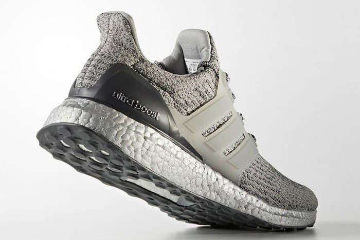 adidas UltraBOOST 3.0 Silver Colorway Three Stripes BOOST Technology TPU Cage