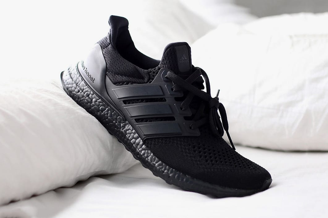 blacked out ultra boost