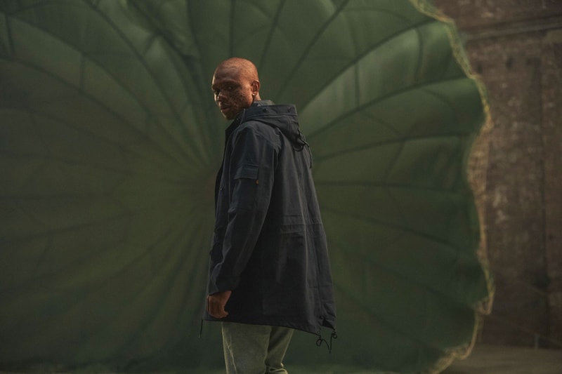 Ace Hotel Alpha Industries Waterproof Fishtail Parka navy nylon
