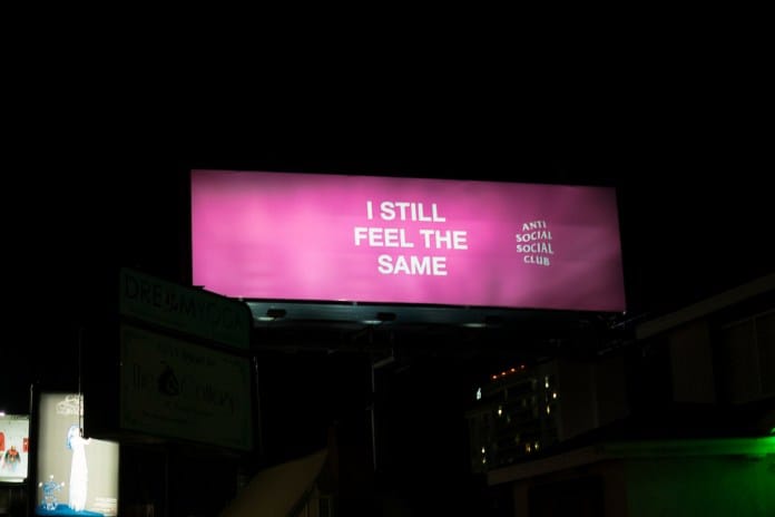 What Does This Anti Social Social Club Billboard in Hollywood Mean?