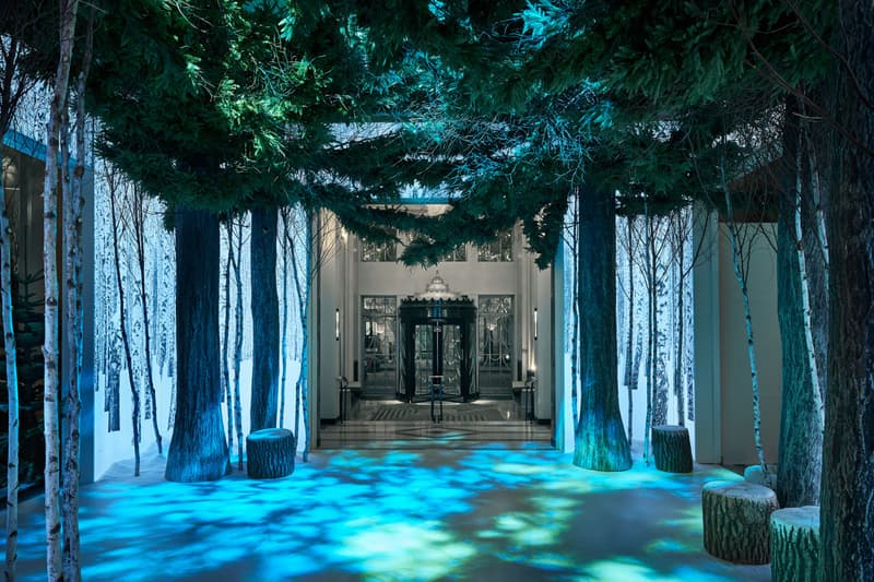 Apple Jony Ive Marc Newson Christmas Installation Claridge's