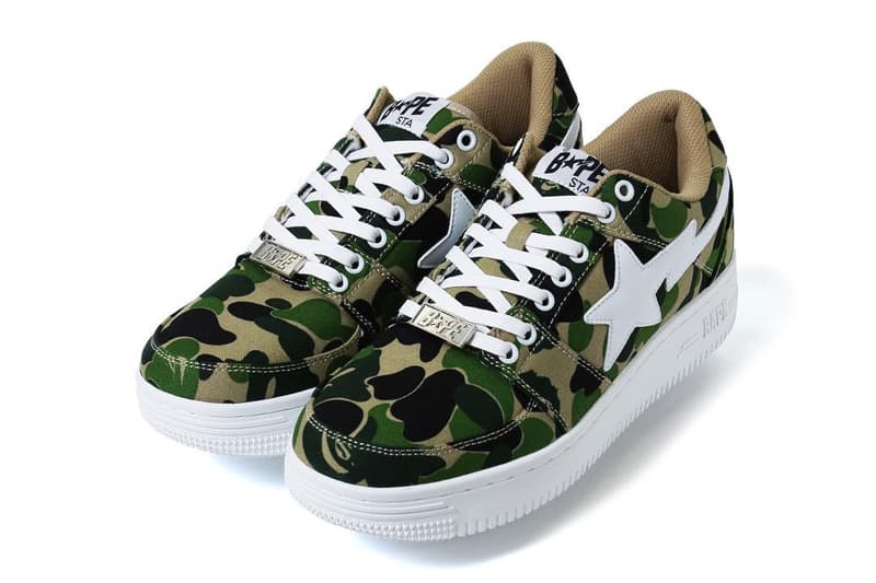 BAPE Shark-Soled BAPESTAs 2016 Fall Winter A Bathing Ape Camo BAPE STA MID BAPE STA LOW