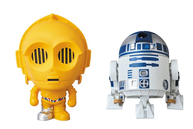 Star Wars x BAPE x Medicom Toy R2-D2 and C-3PO Figures  A Bathing Ape Baby Milo Androids Lucas Films