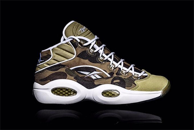 BAPE Assists in Celebrating the 20th Anniversary of the Reebok Question Mid