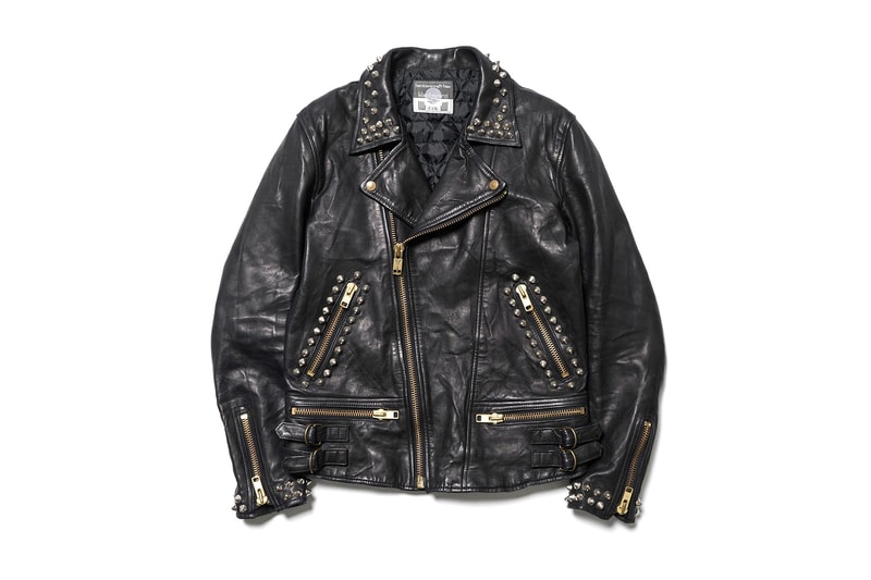 HAVEN Blackmeans Quilted Sheep Leather Studded Riders Jackets