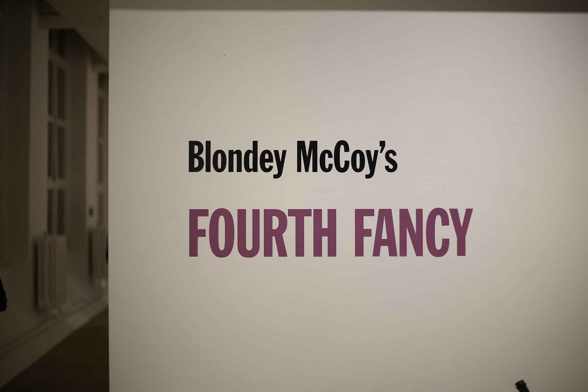 Blondey McCoy Fourth Fancy Art Exhibition Gallery Images