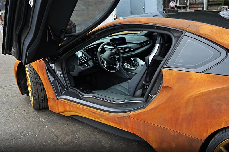 BMW i8 Rust Wrap Custom Car