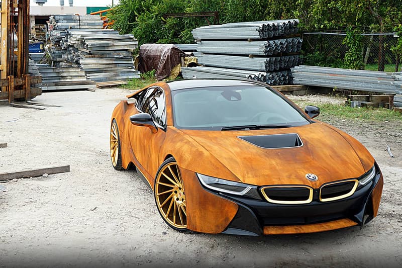 BMW i8 Rust Wrap Custom Car