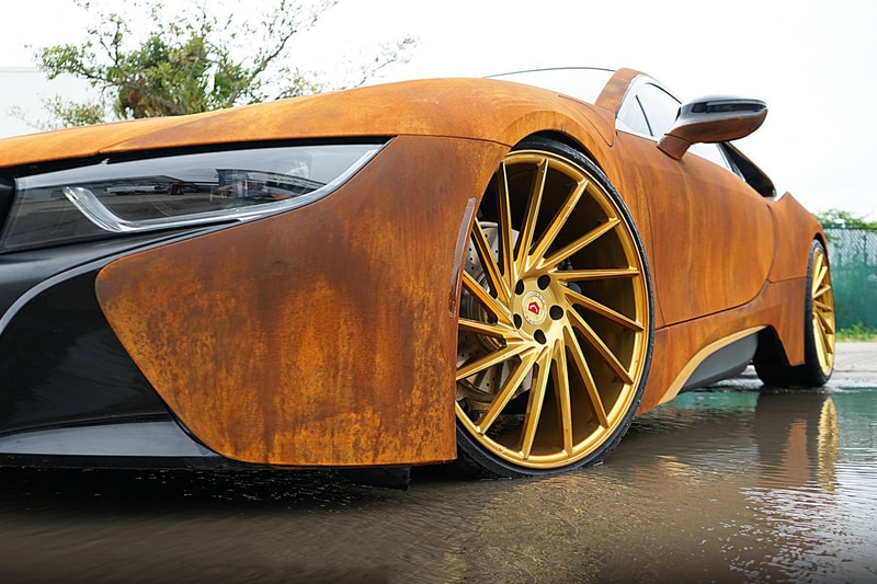 BMW i8 Rust Wrap Custom Car