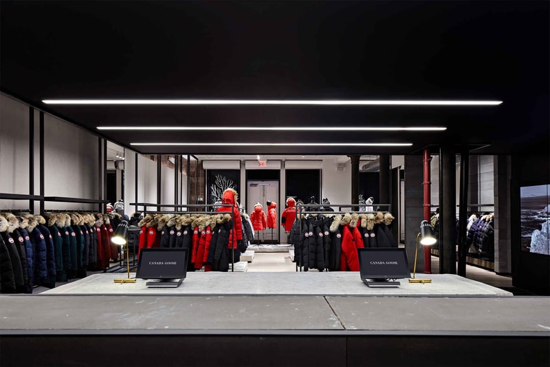 Canada Goose Launches Flagship Store in NYC SoHo Down Jackets Winter Warm Cozy Toronto