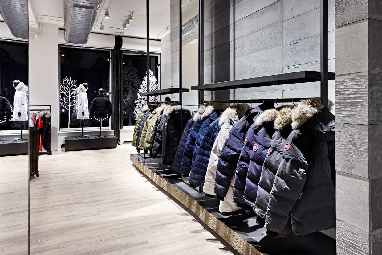 Canada Goose Launches Flagship Store in NYC SoHo Down Jackets Winter Warm Cozy Toronto