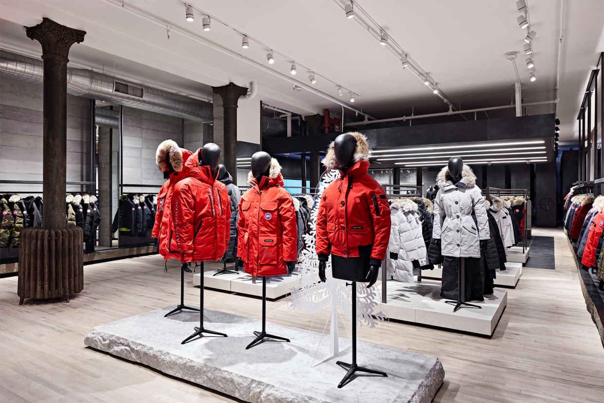 Canada Goose Launches Flagship Store in NYC SoHo Down Jackets Winter Warm Cozy Toronto