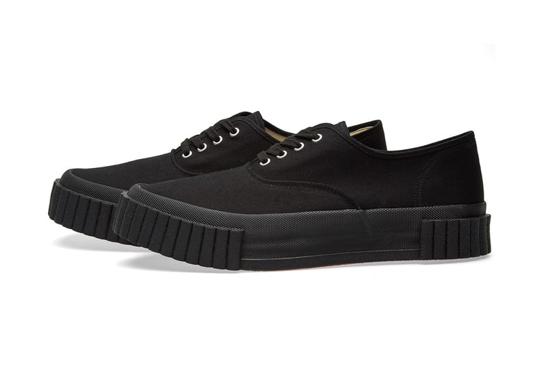 COMME des GARÇONS GANRYU Chunky Canvas Sneakers black