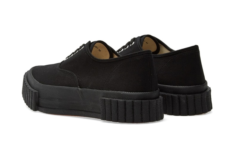 COMME des GARÇONS GANRYU Chunky Canvas Sneakers black