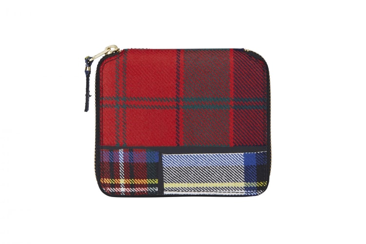 COMME des GARÇONS Releases a Wallet Collection in "Tartan Patchwork"