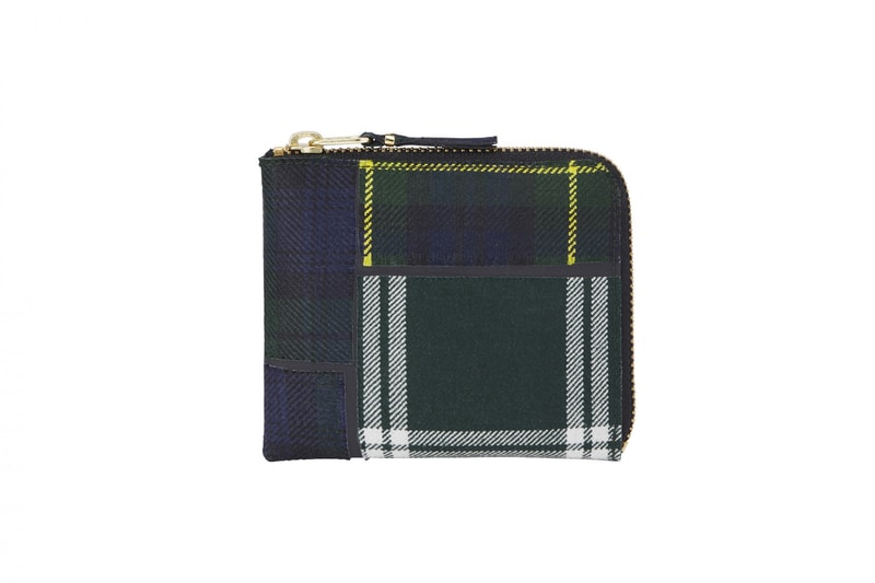 COMME des GARÇONS Wallet Collection In "Tartan Patchwork"