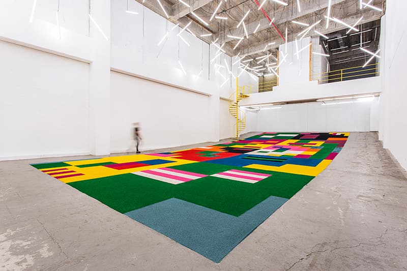 Craig and Karl Sawdust Carpet for Showcase ITCH in Guatemala City