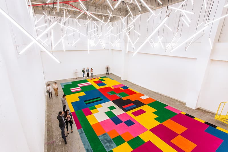 Craig and Karl Sawdust Carpet for Showcase ITCH in Guatemala City