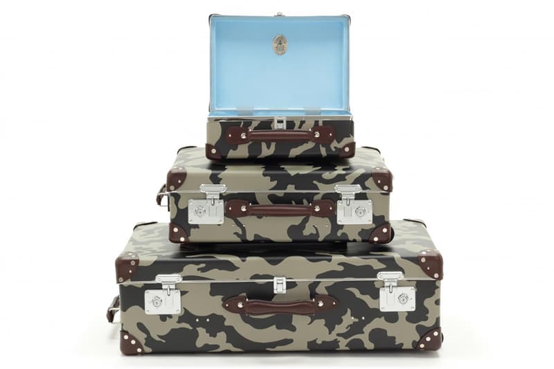 Globe-Trotter Camouflage Print Luggage Imagery for Spitfire's 80th Anniversary