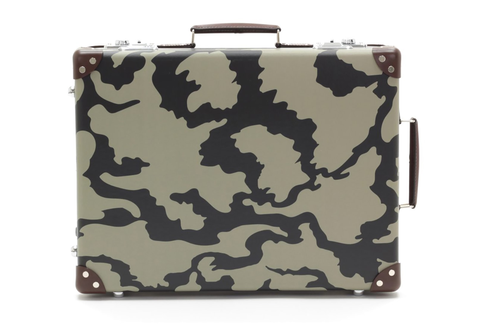Globe-Trotter Camouflage Print Luggage Imagery for Spitfire's 80th Anniversary