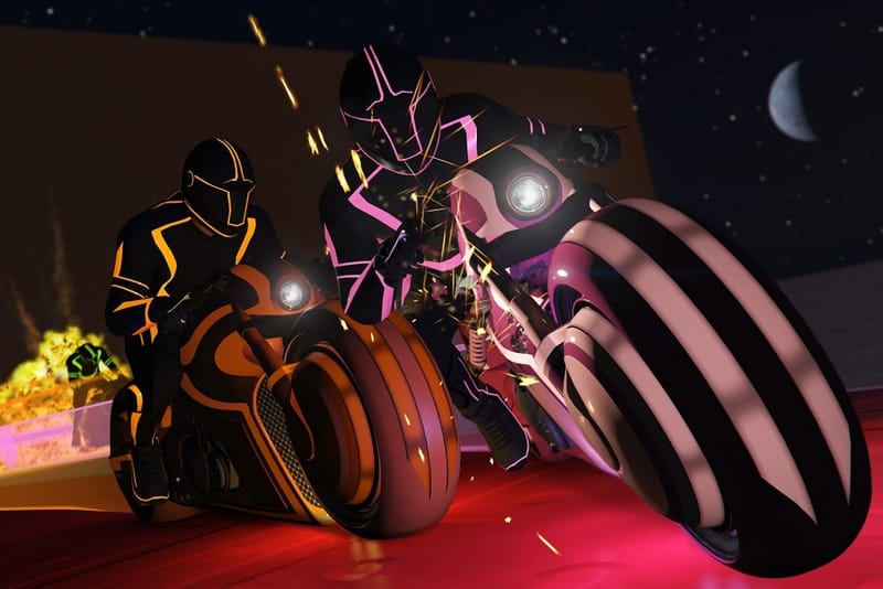 GTA Online's New "Deadline" Update Introduces a Futuristic 'Tron' Bike
