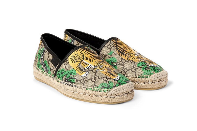 Gucci Tiger Print Espadrille