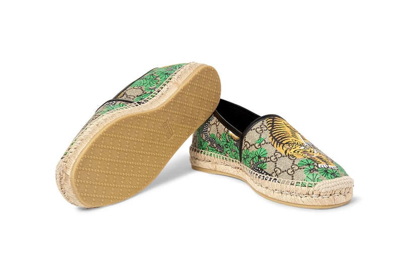 Gucci Tiger Print Espadrille