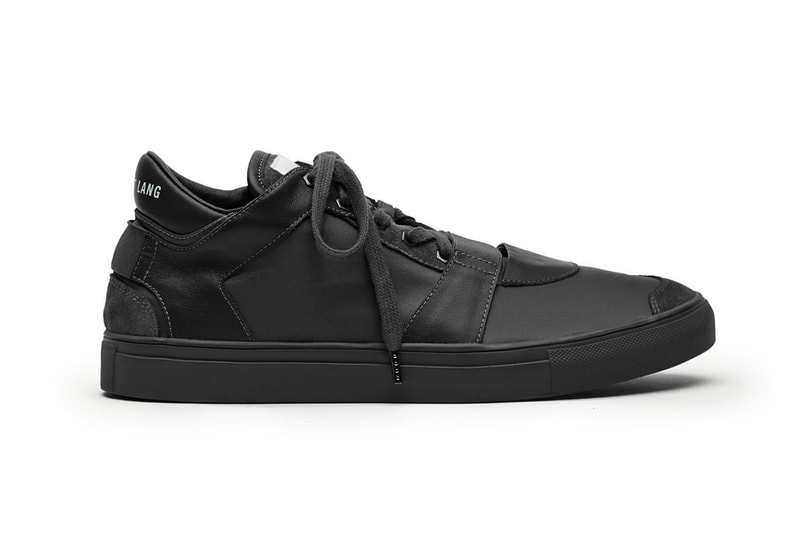 Helmut Lang New Low Top Sneaker italian nylon black
