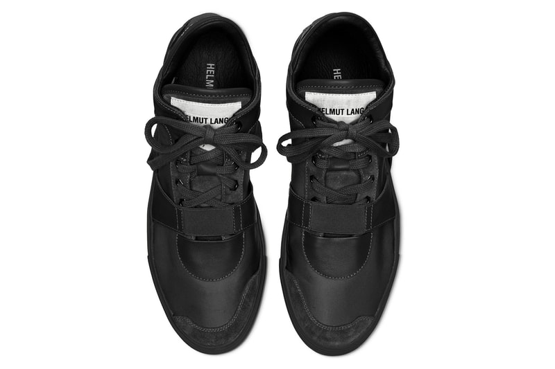 Helmut Lang New Low Top Sneaker italian nylon black