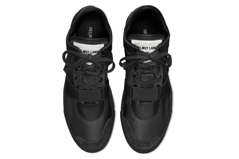 Helmut Lang New Low Top Sneaker italian nylon black