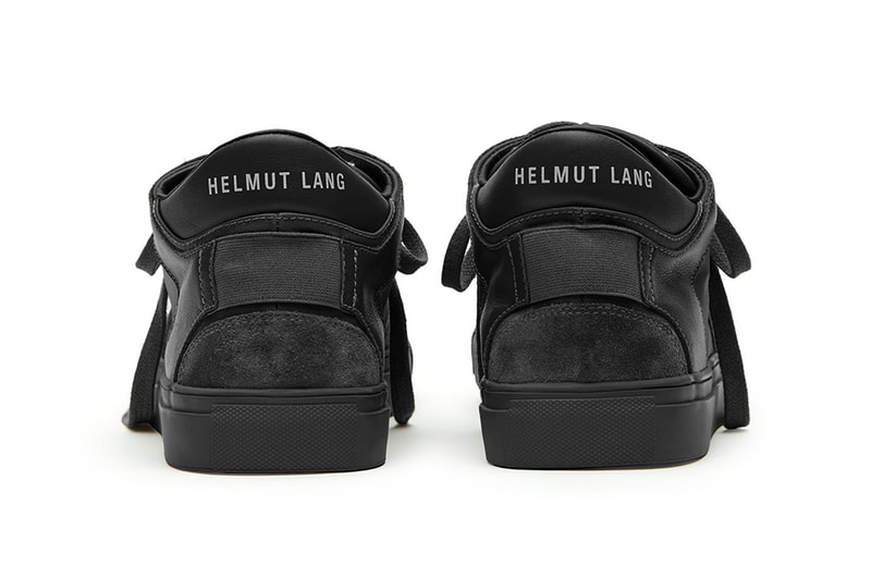 Helmut Lang New Low Top Sneaker italian nylon black
