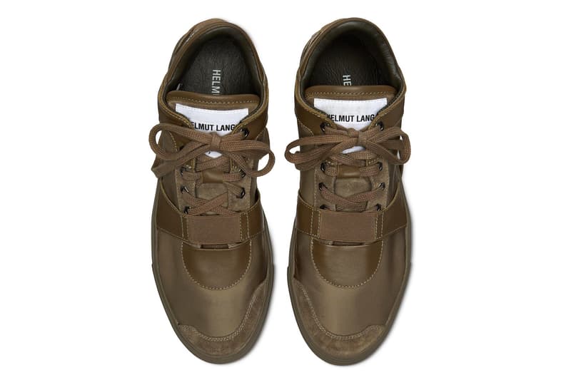 Helmut Lang New Low Top Sneaker italian nylon black
