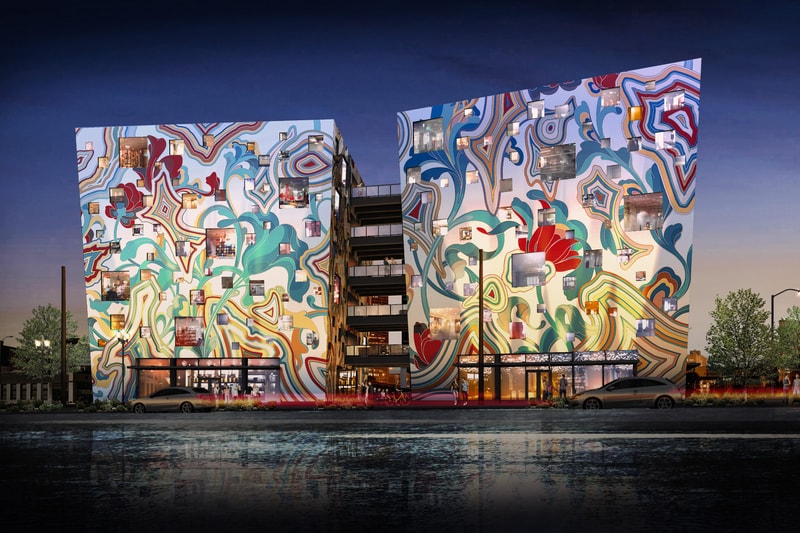 James Jean Fair-Haired Dumbbell Large Scale Mural