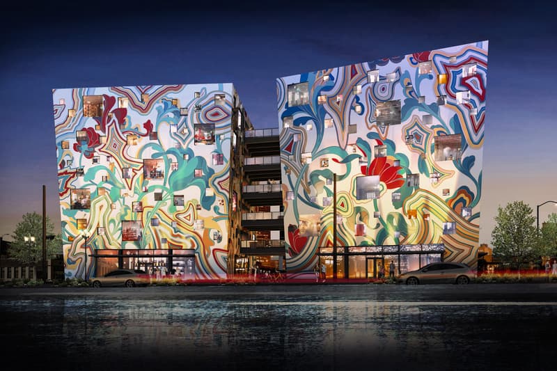 James Jean Fair-Haired Dumbbell Large Scale Mural