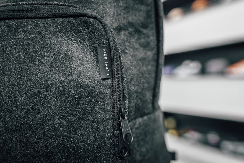 I Love Ugly Jansport backpack 2016 axiom ironsight platform bag felt grey