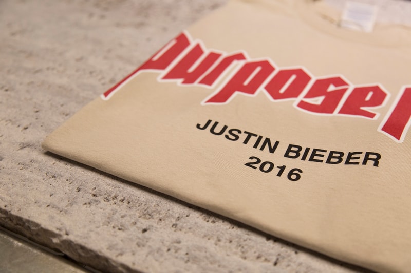 Justin Bieber Purpose Tour Slam Jam