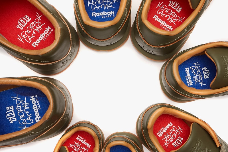 Kendrick Lamar Reebok Classic Leather Red Blue Green