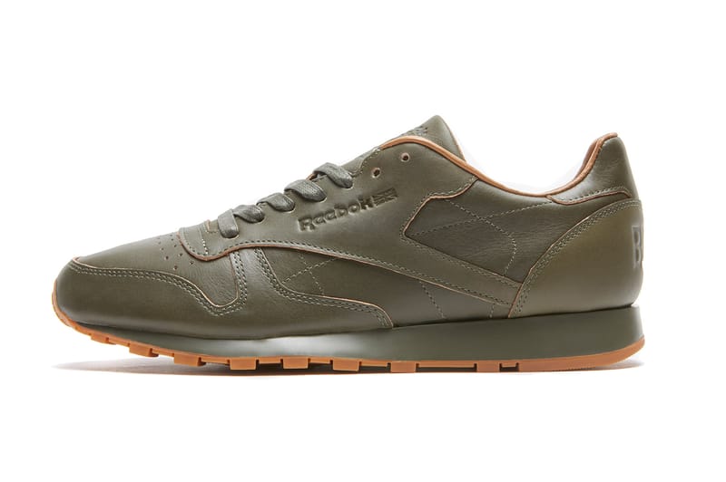 olive reebok classics