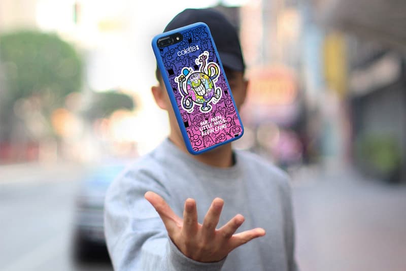 Kevin Lyons x Casetify x colette iPhone Case blue