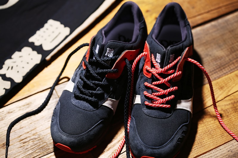 KICKS LAB ASICS GEL Lyte III Hikeshi Hanten Japanese Fireman Coat