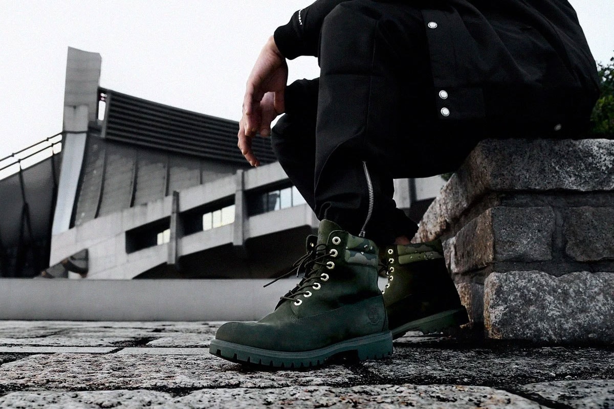 Kinetics x Timberland 6'' Boot forest green camo