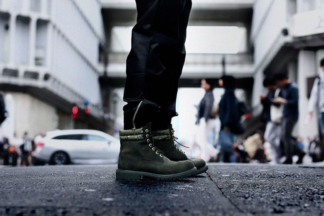 Kinetics x Timberland 6'' Boot forest green camo