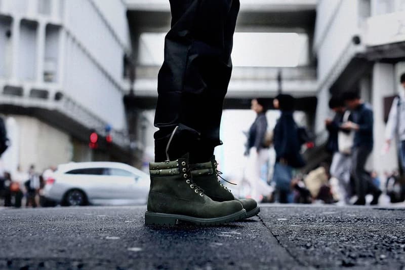 Kinetics x Timberland 6'' Boot forest green camo