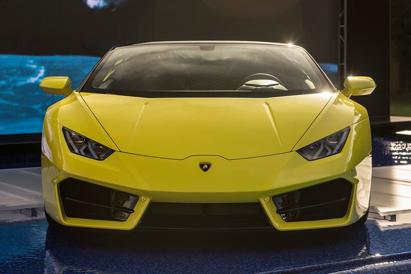 Lamborghini Huracán LP580-2 Spyder Yellow colorway Images