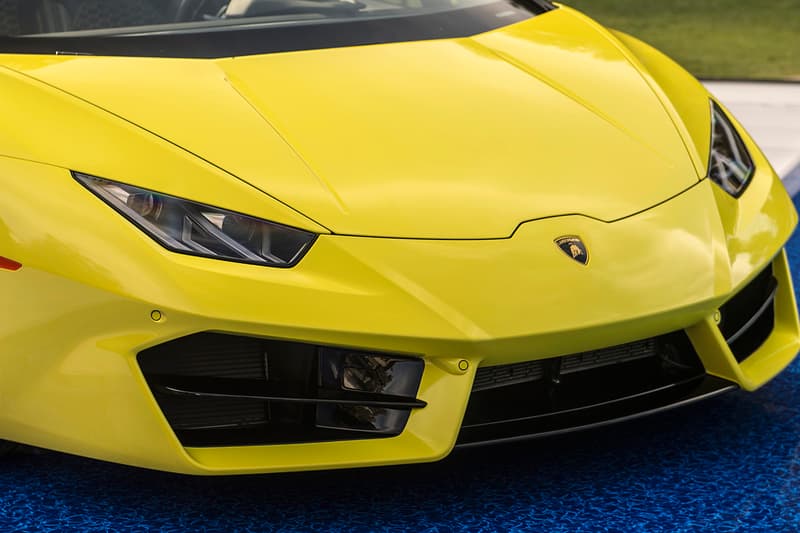 Lamborghini Huracán LP580-2 Spyder Yellow colorway Images