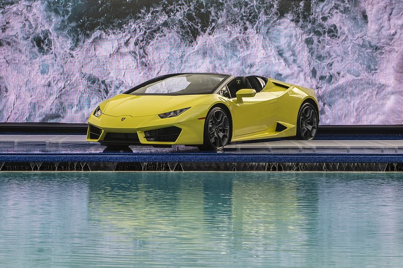 Lamborghini Huracán LP580-2 Spyder Yellow colorway Images